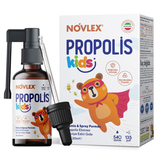 Novlex Kids Propolis Ekstresi Sprey Damla 20 ml - 1