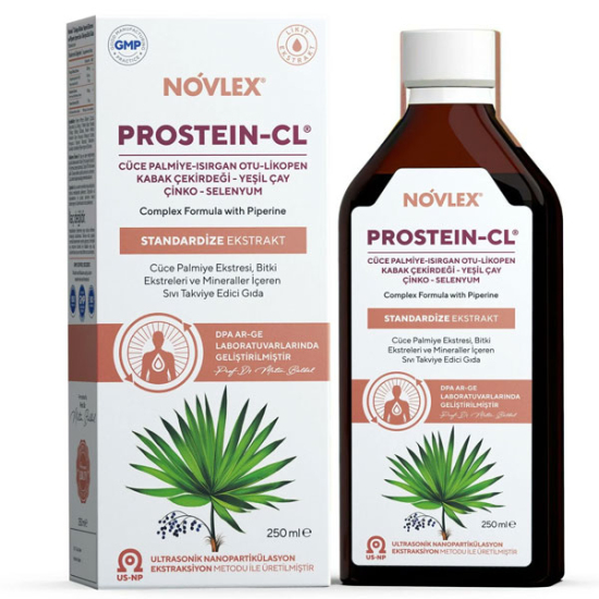 Novlex Prostein Cl Cüce Palmiye Isırgan Likopen Kabak Çekirdeği Ekstrakt 250 Ml - 1