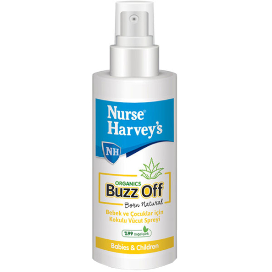 Nurse Harveys Organic Buzz Off Sprey 50 ML Bebek Ve Çocuklar İçin Sinek Kovucu Vücut Spreyi - 1