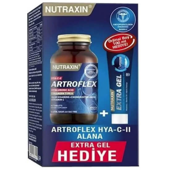Nutraxin Artroflex HYA CII 90 Tablet Artroflex Jel 100 ML Avantajlı Paket - 1