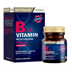 Nutraxin B12 Vitamin 60 Dilaltı Tablet - Nutraxin
