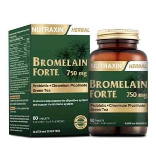 Nutraxin Bromelain Forte 60 Tablet - 1
