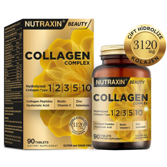 Nutraxin Collagen Complex Tip 1 2 3 5 10 3120 mg 90 Tablet - 1