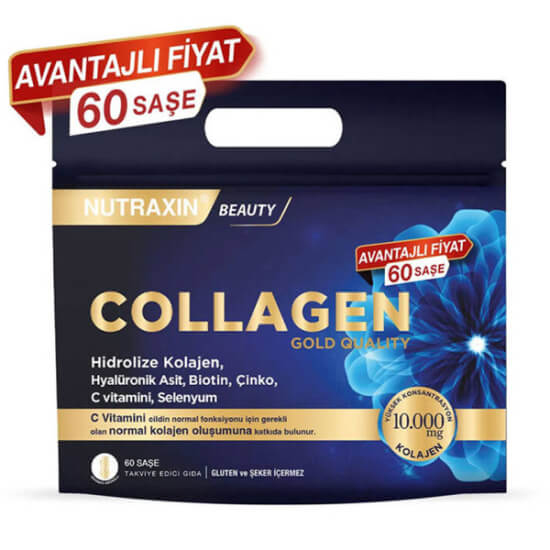 Nutraxin Collagen Gold Quality Hidrolize Kolajen 60 Saşe - 1