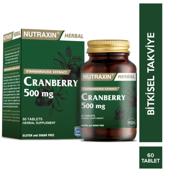 Nutraxin Cranberry 500 Mg 60 Tablet - 1