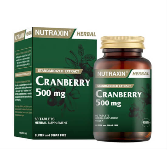 Nutraxin Cranberry 500 Mg 60 Tablet - 1