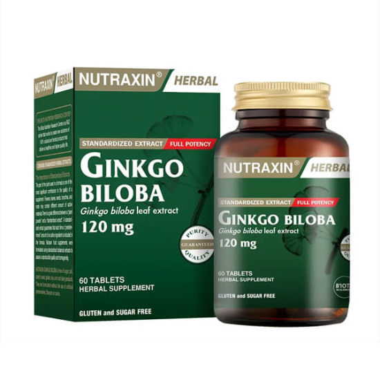Nutraxin Ginkgo Biloba 120 Mg 60 Tablet - 1