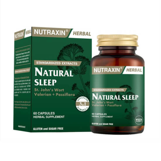 Nutraxin Herbal Natural Sleep 60 Kapsül - 1