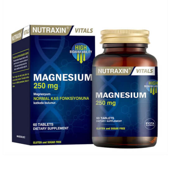 Nutraxin Magnezyum Citrate 250 mg 60 Tablet - 1