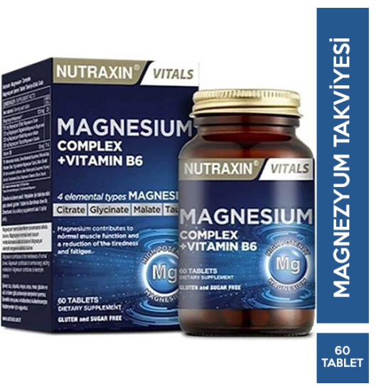 Nutraxin Magnesıum Complex Vitamin B6 60 Tablet - 1