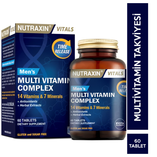 Nutraxin Mens Multi Vitamin Complex 60 Tablet - 1