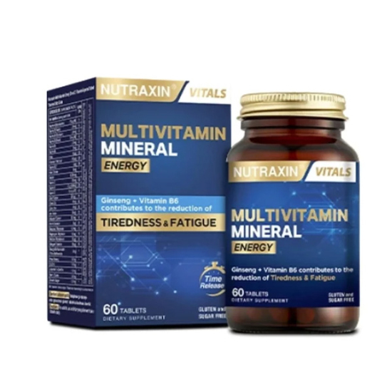 Nutraxin Multivitamin Mineral Energy 60 Tablet - 1