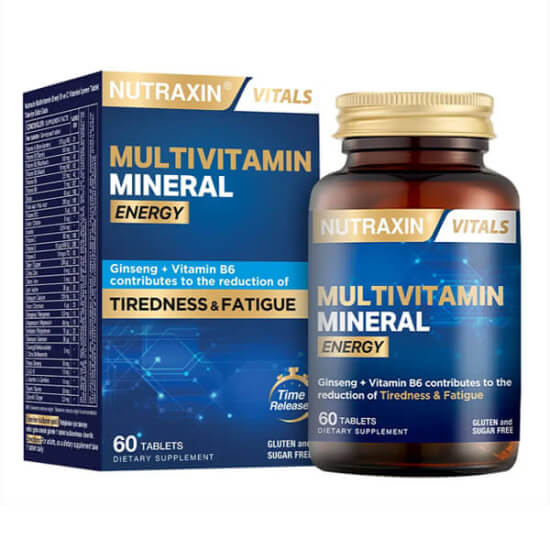 Nutraxin Multivitamin Mineral Energy 60 Tablet - 1