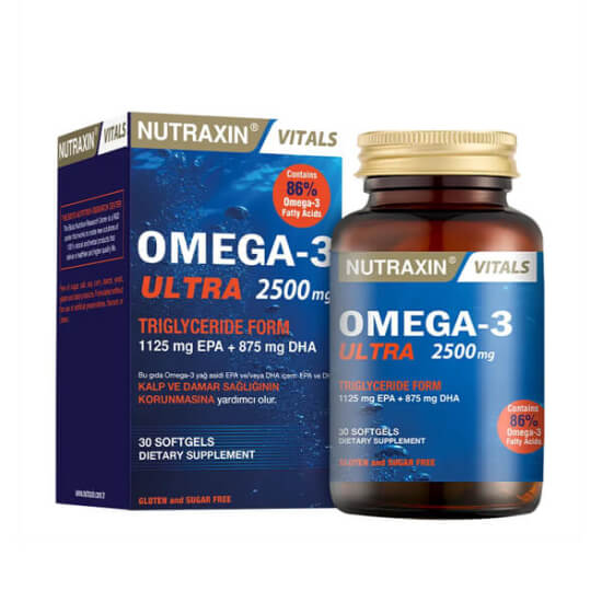 Nutraxin Omega 3 Ultra 2500 mg 30 Softgel - 1
