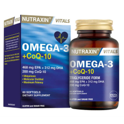 Nutraxin Omega3 CoQ 10 60 Kapsül - Nutraxin