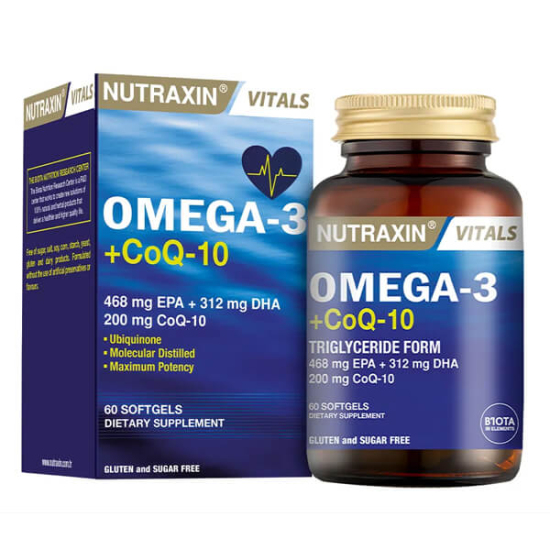 Nutraxin Omega3 CoQ 10 60 Kapsül - 1