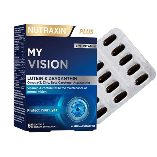 Nutraxin Plus My Vision Lutein Zeaksantin 60 Kapsül - 1