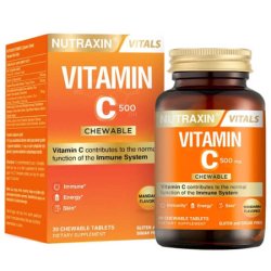 Nutraxin Vitamin C 500 mg 30 Çiğneme Tablet - Nutraxin