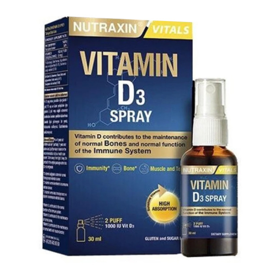 Nutraxin Vitamin D3 Sprey 1000 IU 30 ml - 1