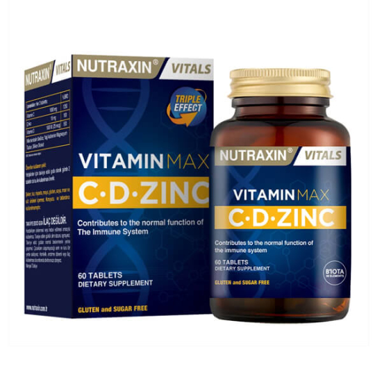 Nutraxin Vitamin Max CD Zınc 60 Tablet - 1