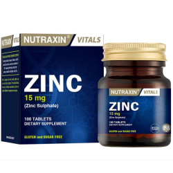 Nutraxin Zinc Sulphate 15 mg 100 Tablet - Nutraxin