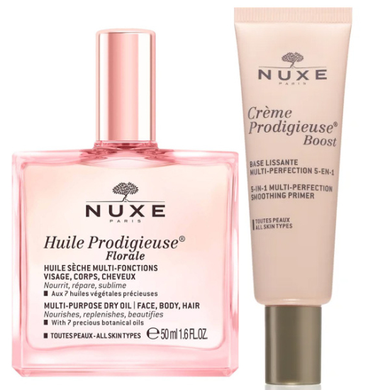 Nuxe Huile Prodigieuse Florale 50 ml ve Creme Prodigieuse Boost 5 in 1 Multi Perfection 30 ml - 1