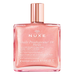 Nuxe Huile Prodigieuse Or Pembe Parıltılı Çiçeksi Çok Amaçlı Kuru Yağ 50 ml - Nuxe