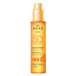 Nuxe Huile Solaire Bronzlaştırıcı Yüz ve Vücut Yağı SPF50 150 ml - Nuxe