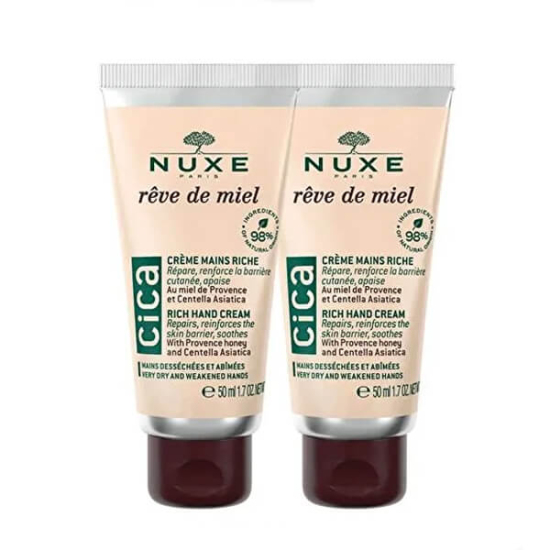 Nuxe Reve De Miel Cica Rich Hand Cream 50 ml İki Adet - 1