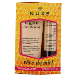 Nuxe Reve De Miel Hand and Nail Cream 30 ml + Lip Moisturizing Stick 4 gr - Nuxe
