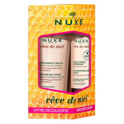 Nuxe Reve De Miel Hand and Nail Cream 30 ml + Lip Moisturizing Stick 4 gr - Nuxe