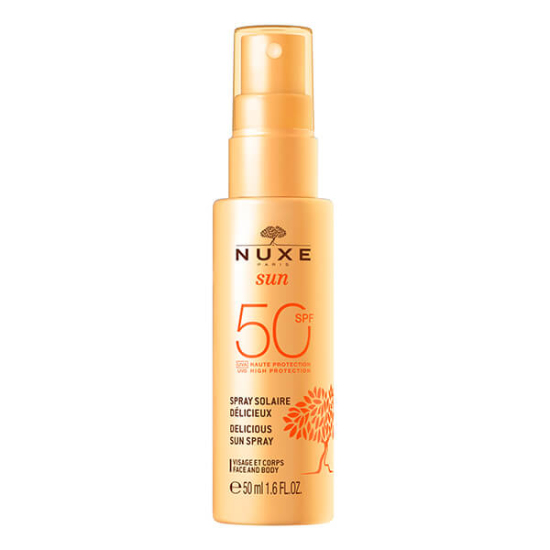 Nuxe Sun SPF50+ Delicious Sun Sprey Güneş Koruyucu Yüz ve Vücut Spreyi 50 ml - 1