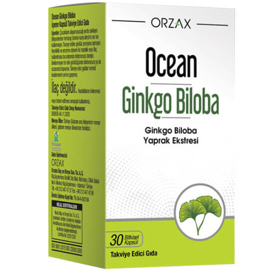 Orzax Ocean Ginkgo Biloba 30 Kapsül - 1