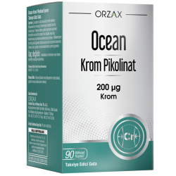 Orzax Ocean Krom Pikolinat 90 Kapsül Takviye Edici Gıda - Orzax