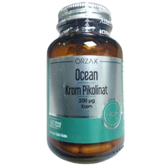 Orzax Ocean Krom Pikolinat 90 Kapsül Takviye Edici Gıda - 2