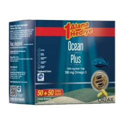 Orzax Ocean Plus Omega 3 1200 Mg 100 Soft Jel - Orzax