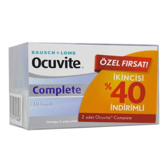 Ocuvite Complete 60 Kapsül 2li Paket Lutein Göz Vitamini - 1