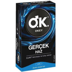 Okey Prezervatif Gerçek Haz 12 Adet - Okey