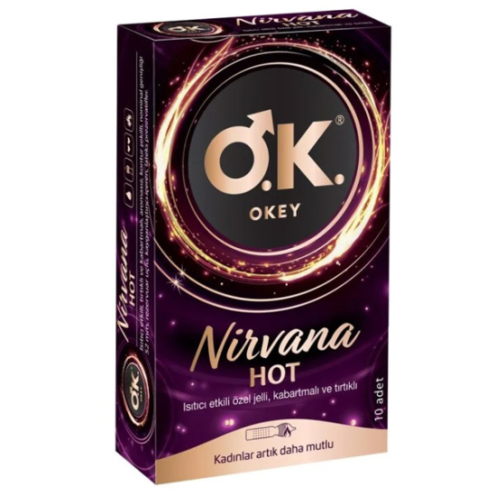 Okey Prezervatif Nirvana Hot 10 Adet - 1