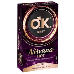 Okey Prezervatif Nirvana Hot 10 Adet - Okey
