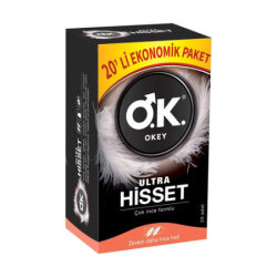 Okey Prezervatif Ultra Hisset 20li - Ekonomik Paket - Okey