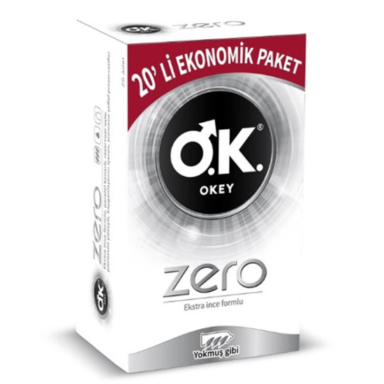 Okey Prezervatif Zero Ekstra İnce Formlu 20 Adet - 1