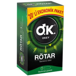Okey Rötar Prezervatif 20 li Paket - Okey