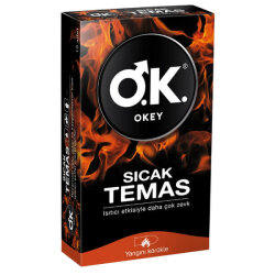 Okey Sıcak Temas Prezervatif 10 Adet - Okey