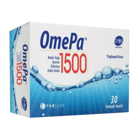 Omepa 1500 Mg 30 Yumusak Kapsül Balık Yağı - 1