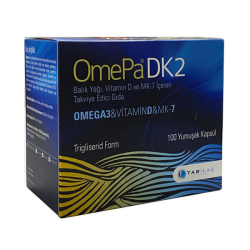 Omepa DK2 Omega 3 Vitamin D Menaq7 100 Yumuşak Kapsül - Tab İlaç