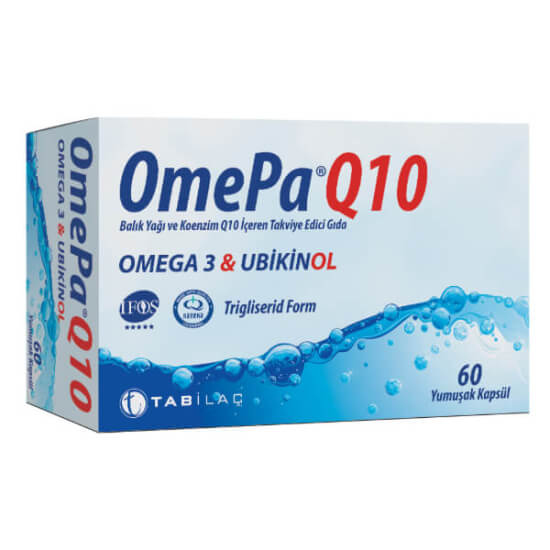 Omepa Q10 Omega 3 Ubiquinol 60 Kapsül - 1