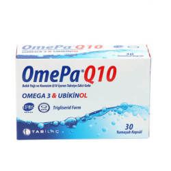 Omepa Q10 Omega 3 Ubiquinol 30 Kapsül - Tab İlaç