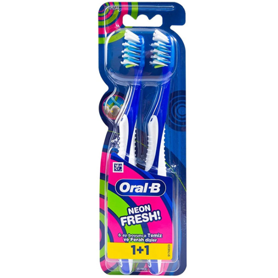 Oral B Diş Fırçası Neon Fresh 1+1 - 1