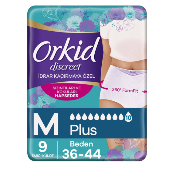 Orkid Discreet Emici Külot Medium 9 Adet - 1